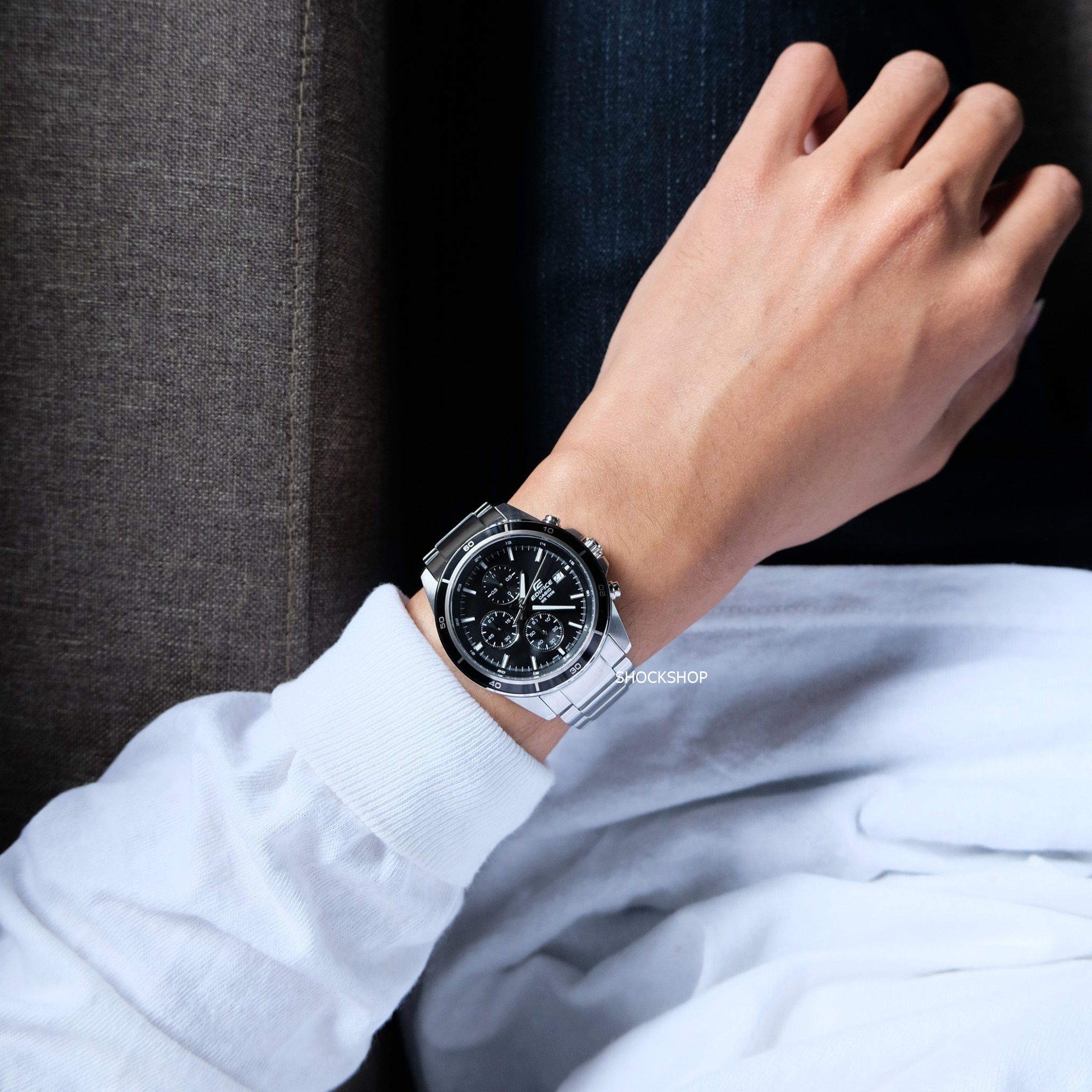 นาฬิกาผู้ชาย Casio EDIFICE รุ่น EFR-526D-1AV คาสิโอ