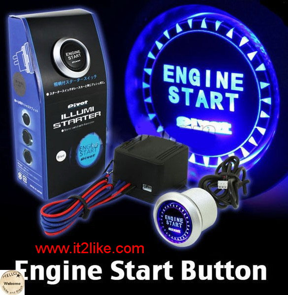 ปุ่มกดสตาร์ทเครื่องยนต์ สวิทช์สตาร์ท Pivot Engine Start