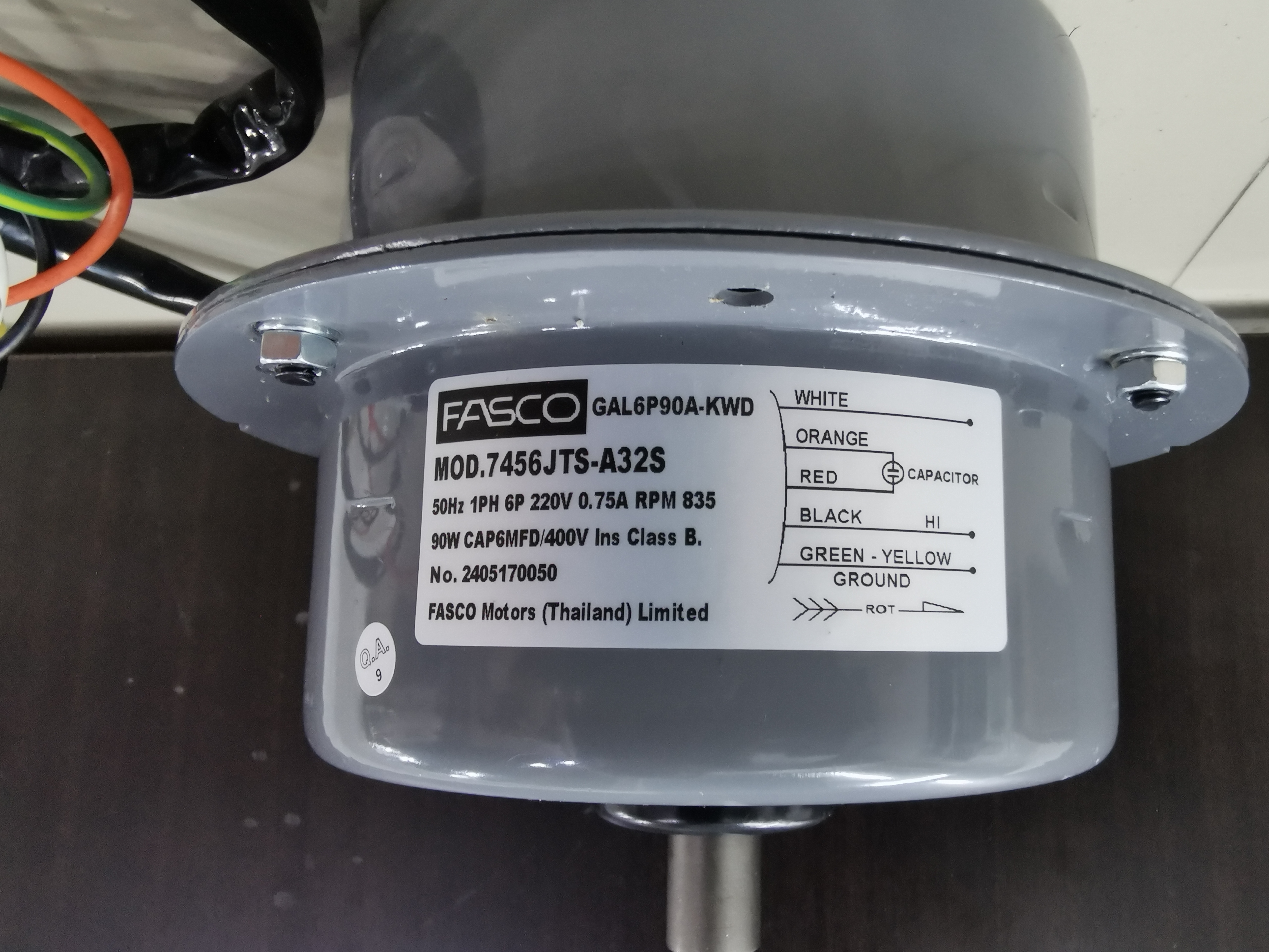 มอเตอร์คอยล์ร้อน CCS-2EF25