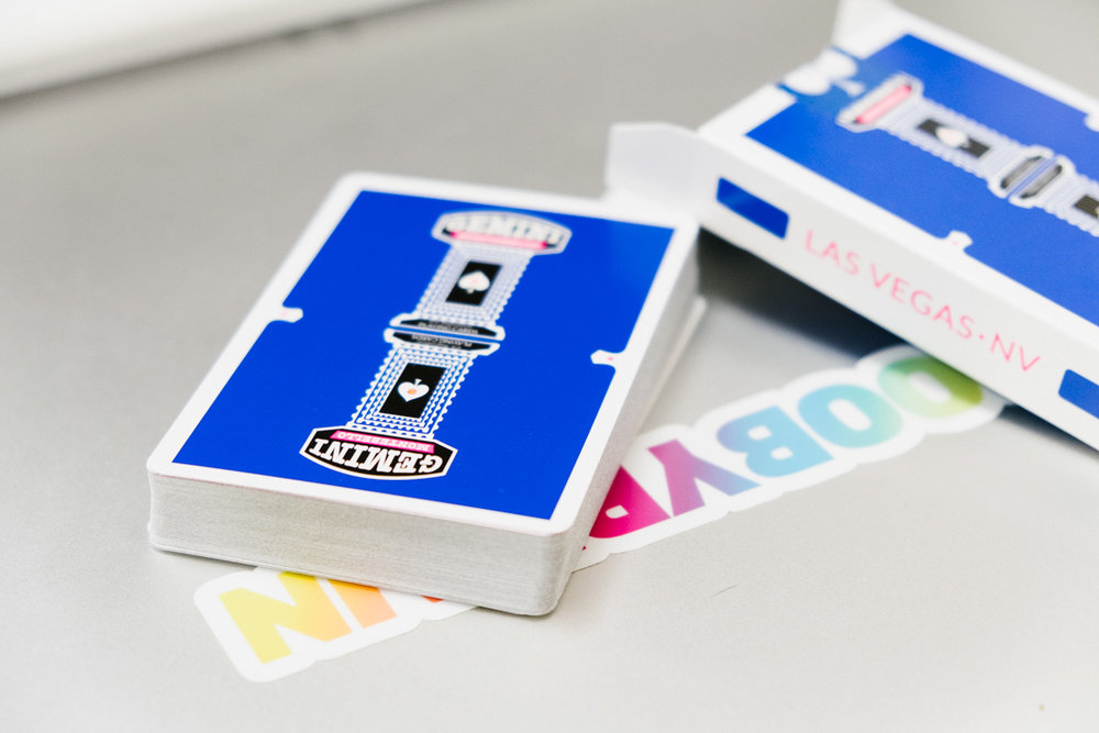 Gemini Casino playing Cards (Blue)