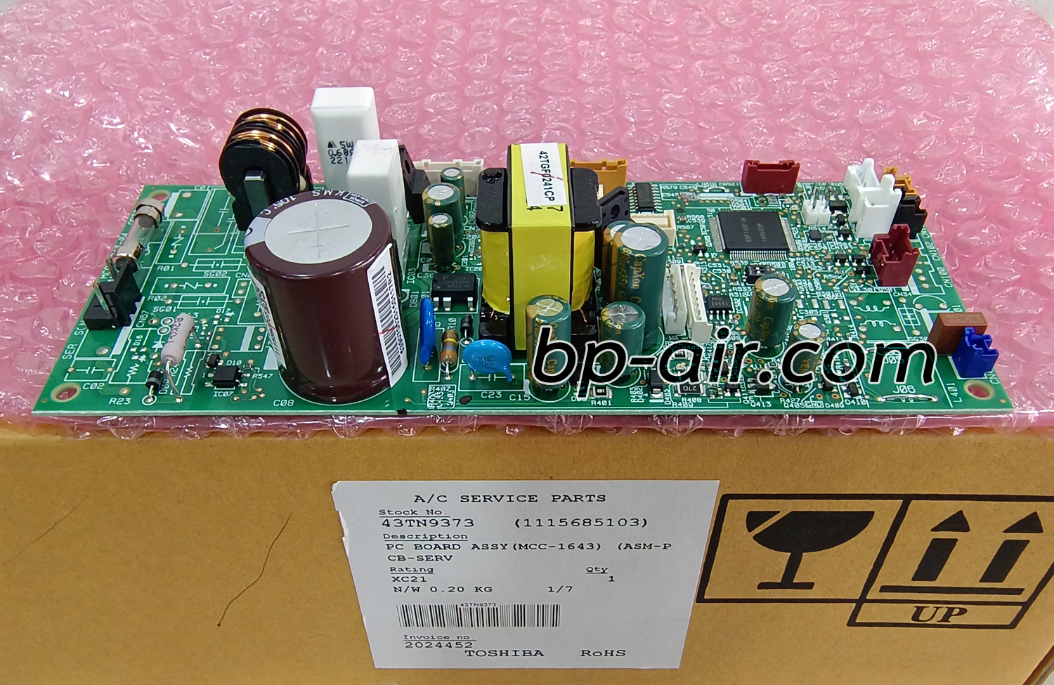 แผงบอร์ดคอยล์เย็น 42TGF0241CP