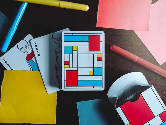 Mondrian Playing Cards
