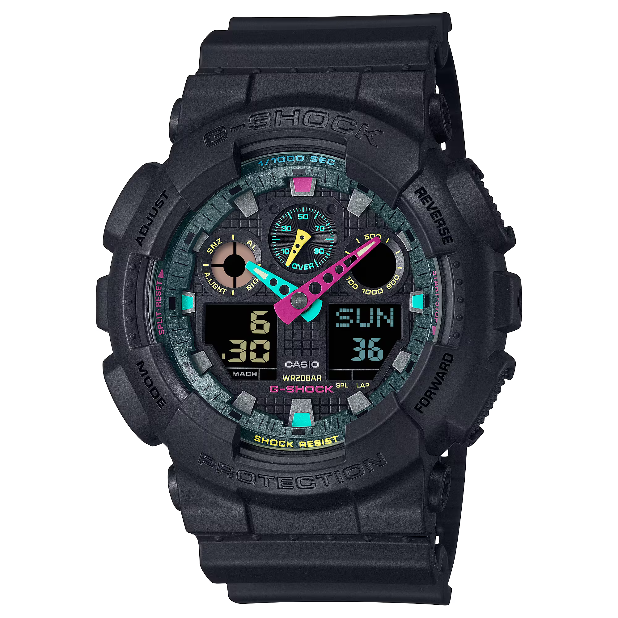 นาฬิกาผู้ชาย G-SHOCK รุ่น GA-100MF-1A ซีรีส์ GA-100 จีช็อค