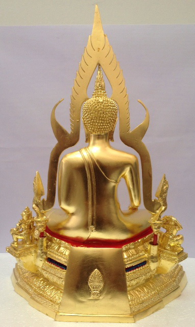 พระพุทธชินราช หน้าตัก 9นิ้ว ฐานเตี้ย ปิดทองแท้