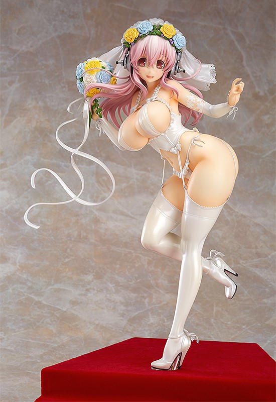 Super Sonico 10th Anniversary Figure Wedding Ver.