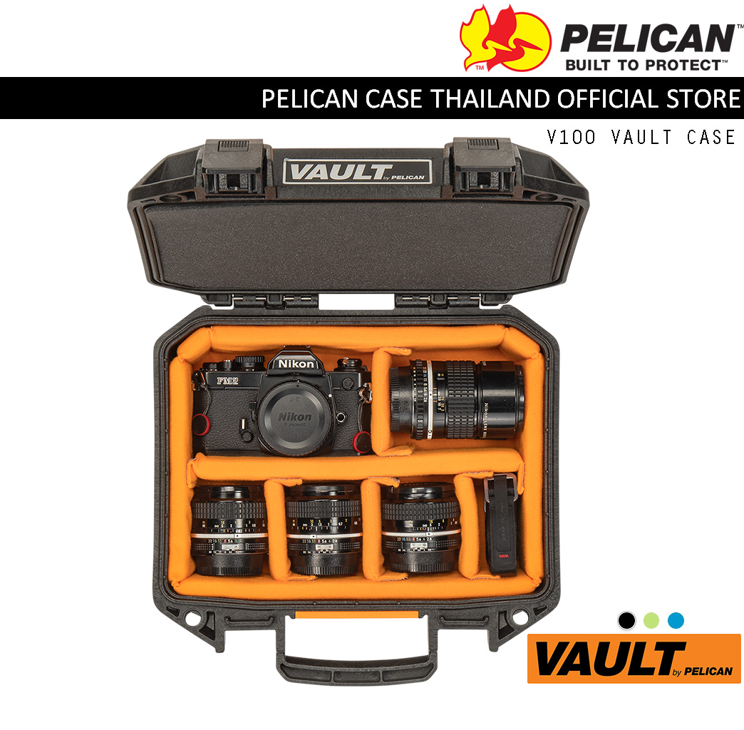 PELICAN VAULT V100 CASE WITH DIVIDER