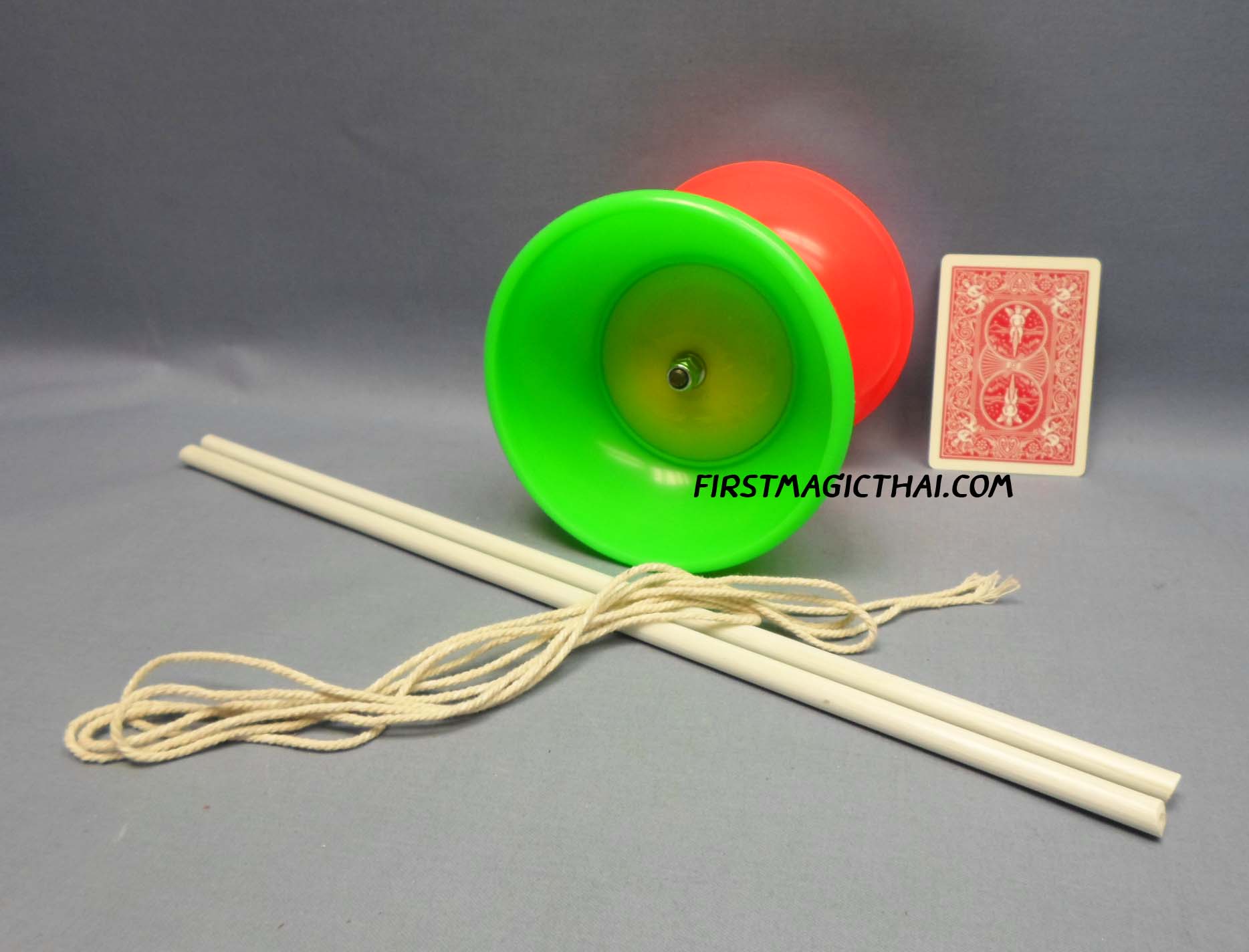 Diabolo สีน้ำเงิน-ส้ม (L12.4cm H13cm / 1bearing)
