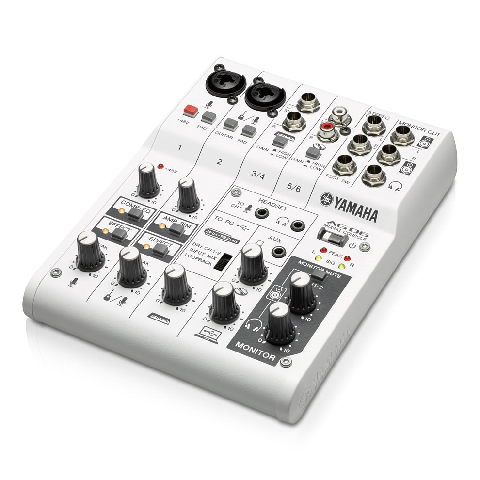 Yamaha AG06 Mixing Console & audio interface