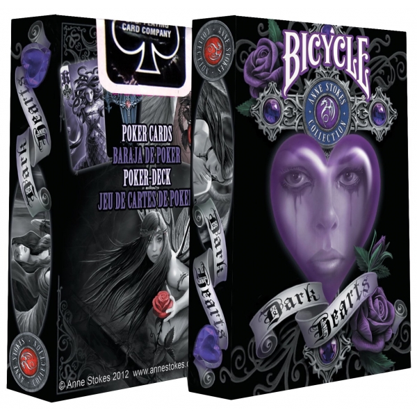 Bicycle Dark Hearts Playing Cards