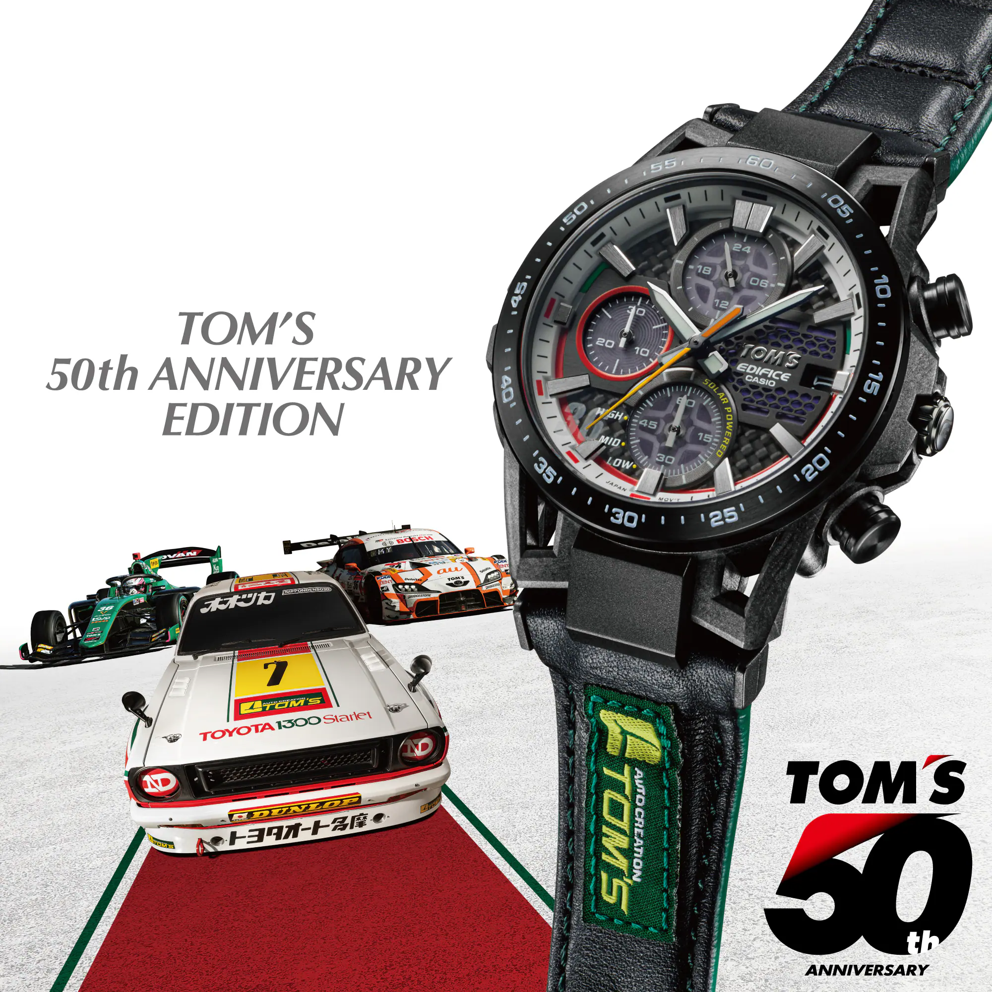 นาฬิกาผู้ชาย EDIFICE SOSPENSIONE รุ่น EFS-S641TMS-1A ฉลองครบรอบ 50 ปี ของ TOM’S
