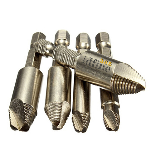 Easy Out Screw Extractor ชุด 5 ชิ้น ช่วยถอดสกรูที่เสีย ให้ออกอย่างง่ายดาย คุณภาพดี ส่งฟรีลงทะเบียน