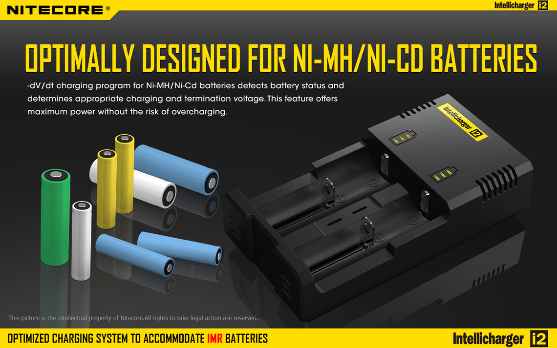 เครื่องชาร์จถ่านอัจฉริยะ Nitecore i2