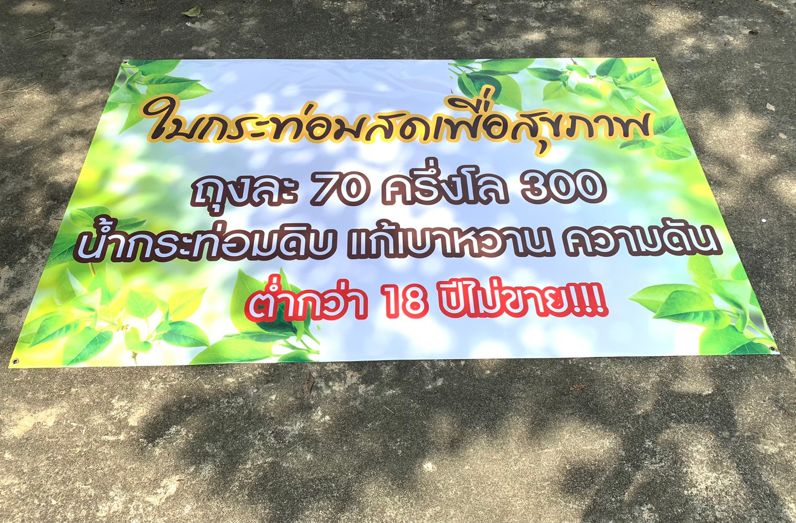 ป้ายไวนิล
