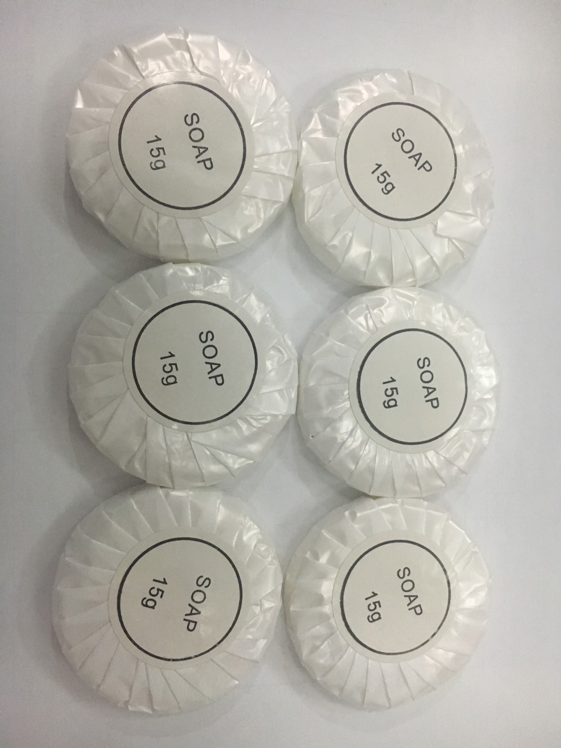 สบู่ห่อจีบขนาด 15 กรัม