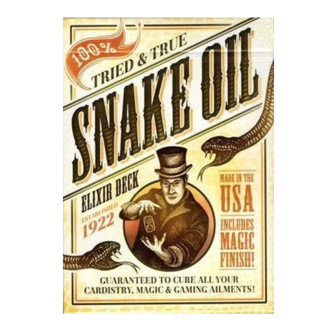 SNAKE OIL Playing Cards