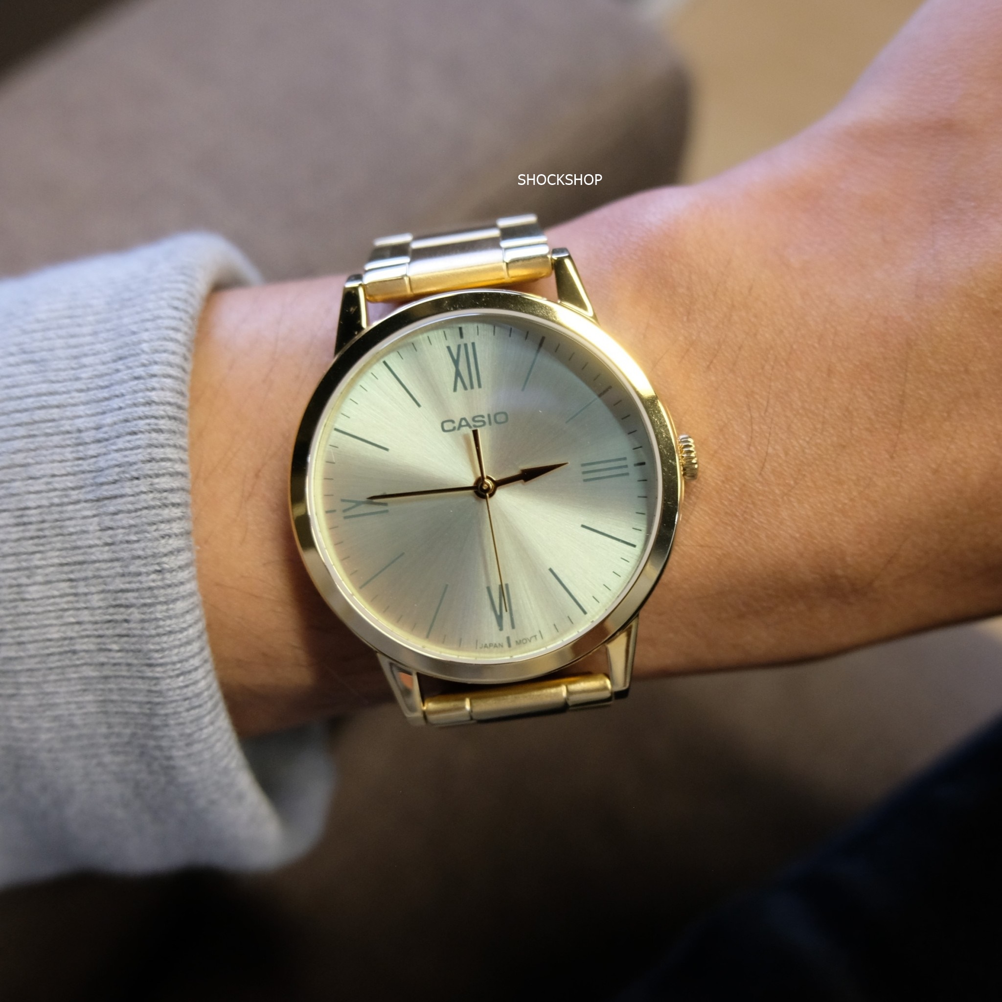 นาฬิกาผู้ชาย Casio รุ่น MTP-E600G-9B คาสิโอ