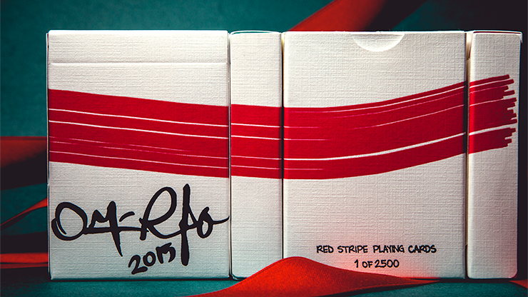 ​Red Stripe Playing Cards By Omar Renfro