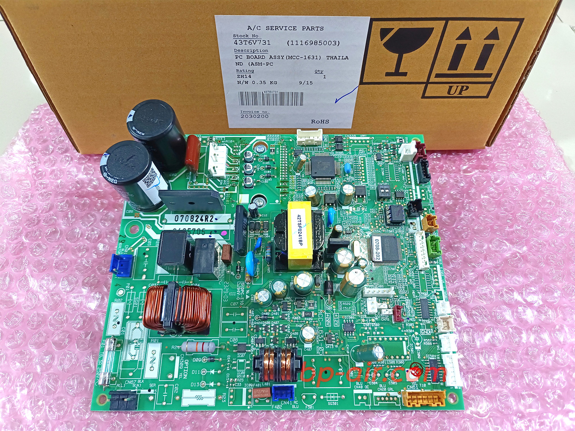 แผงบอร์ดคอยล์เย็น 42TSF0241BP