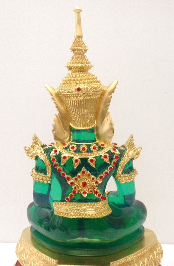 พระแก้วมรกต 9 นิ้ว ชุดฤดูร้อน ปิดทองแท้