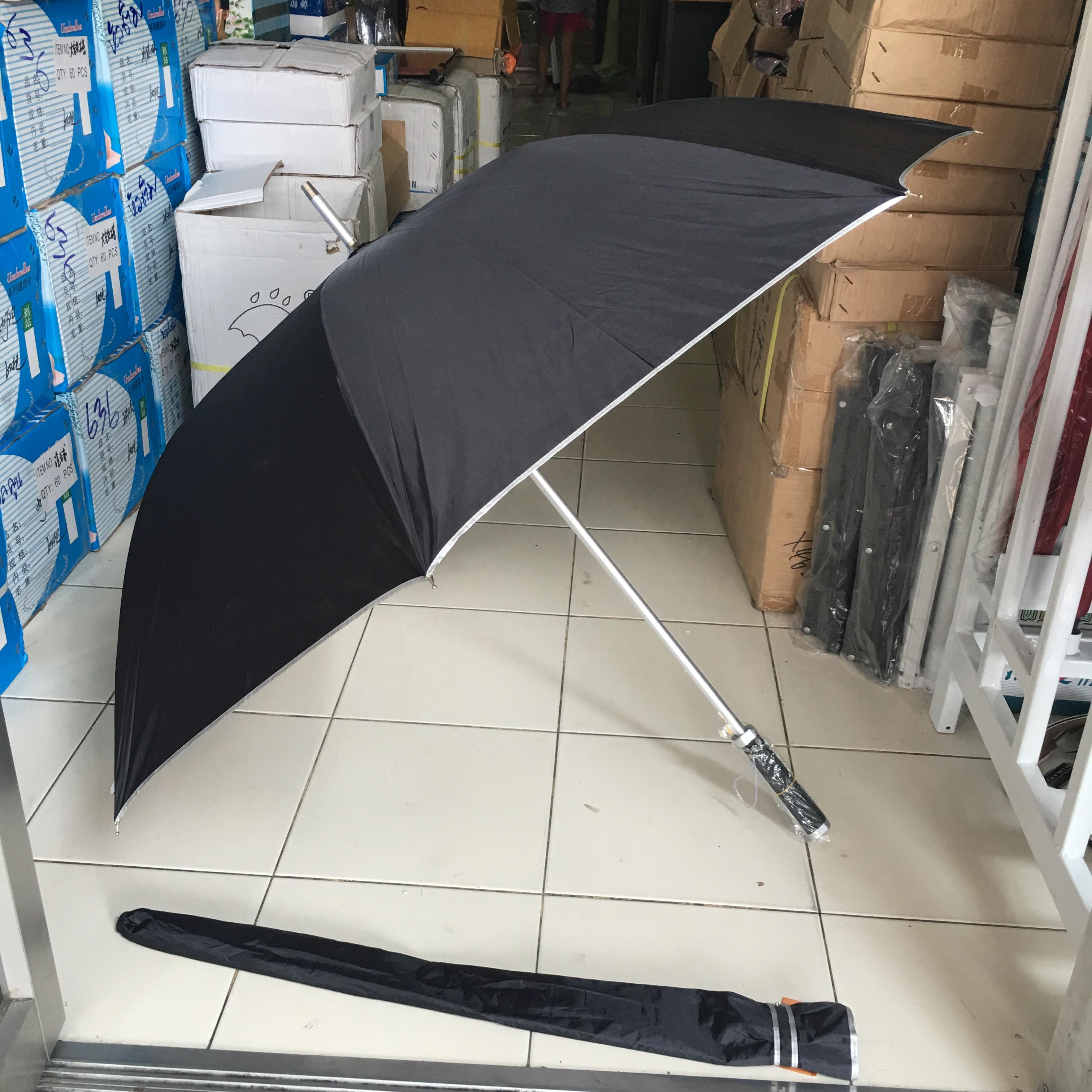 ร่มตอนเดียว27นิ้วมียูวีโครงอลูมิเนียมด้ามจับตรง