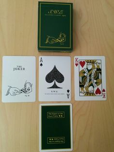 s.w.e playing cards 1902