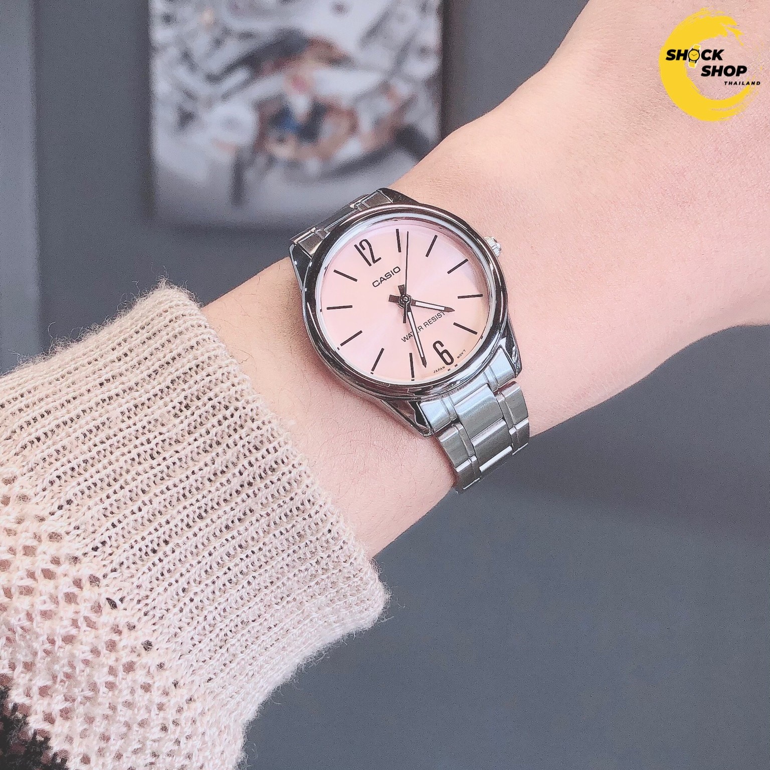นาฬิกาผู้หญิง Casio Dress อะนาล็อก รุ่น LTP-V005D-4B คาสิโอ