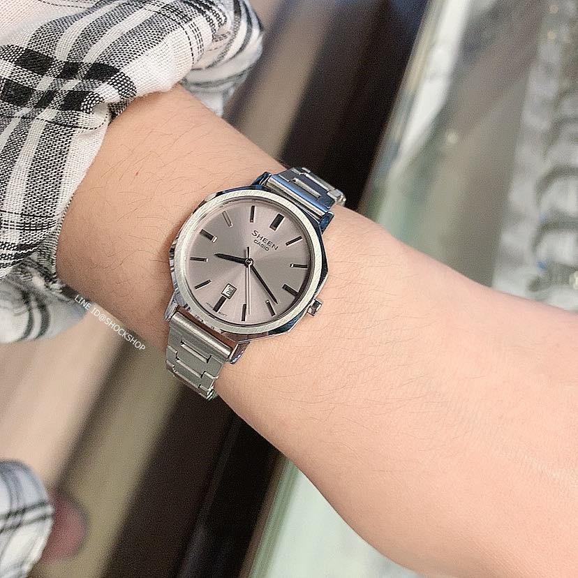 นาฬิกาผู้หญิง Casio Sheen รุ่น SHE-4554D-8A คาสิโอ