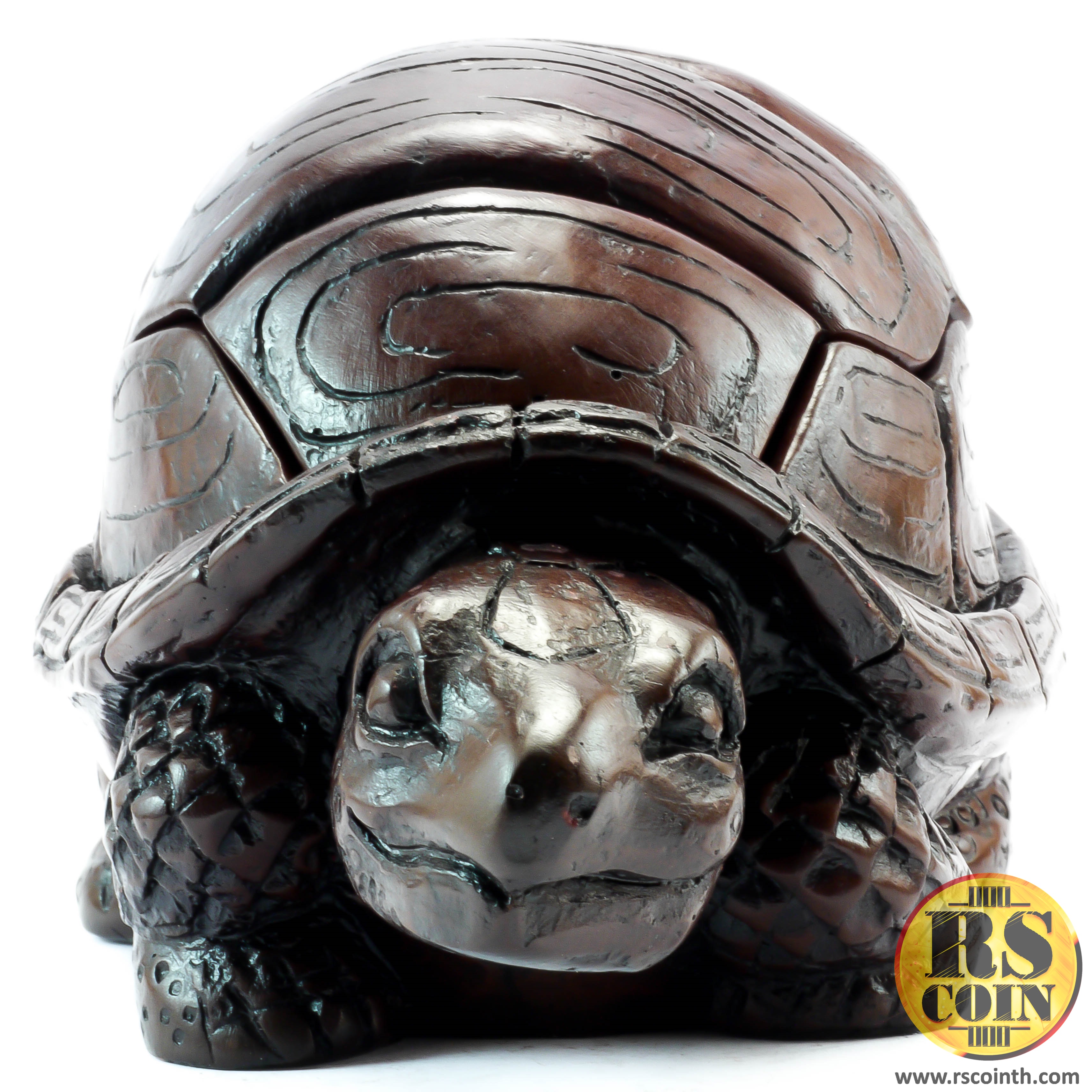 รูปปั้นหิน - เต่าตลับ (Thai Sculpture Stone Reptile Animal Turtle)