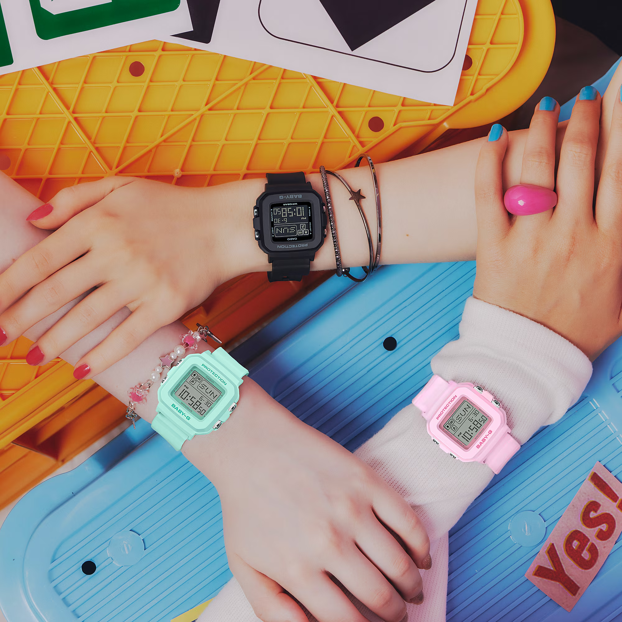 CASIO BABY-G นาฬิกาข้อมือ ผู้หญิง รุ่น BGD-10-1 ซีรีส์ BGD-10 เบบี้จี