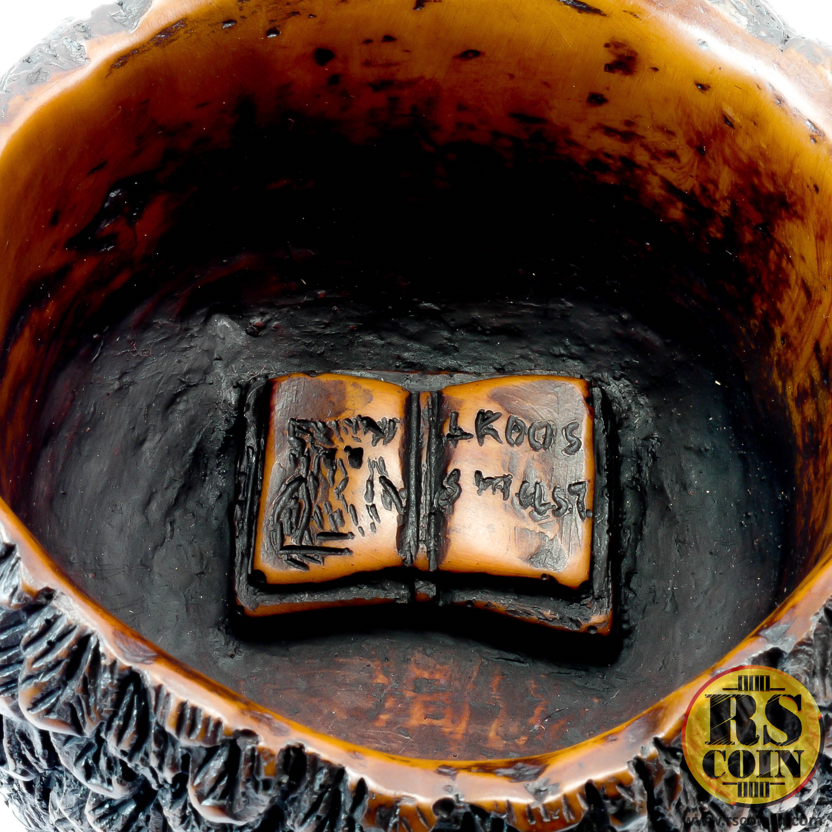 รูปปั้นหิน - นกฮูกตลับ (Thai Sculpture Stone Animal Bird Owl)