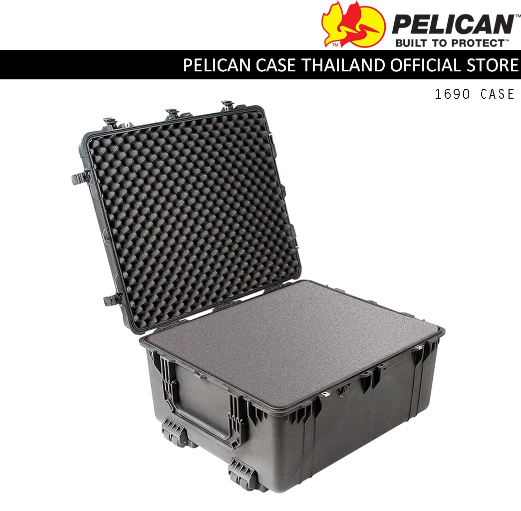 PELICAN 1690 CASE WITH FOAM - BLACK
