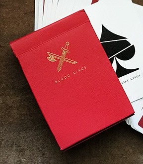 BLOOD KINGS PLAYING CARDS (RED)