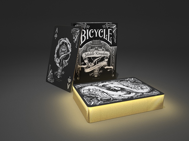 Bicycle Middle Kingdom Playing Cards (Black)