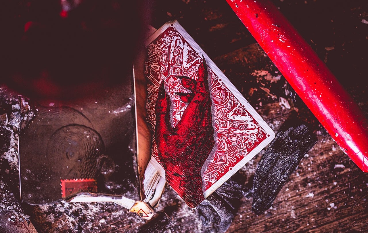 Red Hellions Playing Cards