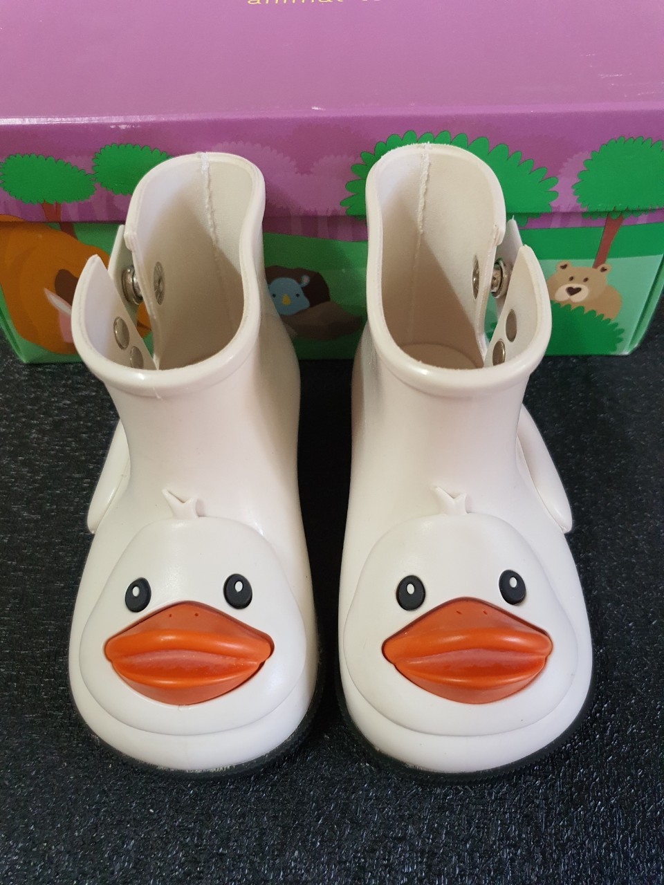 รองเท้าบู้ท Mini Melissa ไซส์ 13 cm. เบอร์ 7 Animal Loves Super Rain ใหม่ ไม่ผ่านการใช้งาน