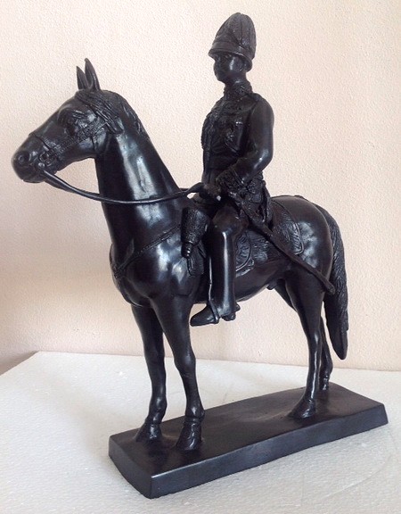 รูปหล่อ เสด็จพ่อ ร.5 ทรงม้า พิมพ์กลาง พระปิยะมหาราช