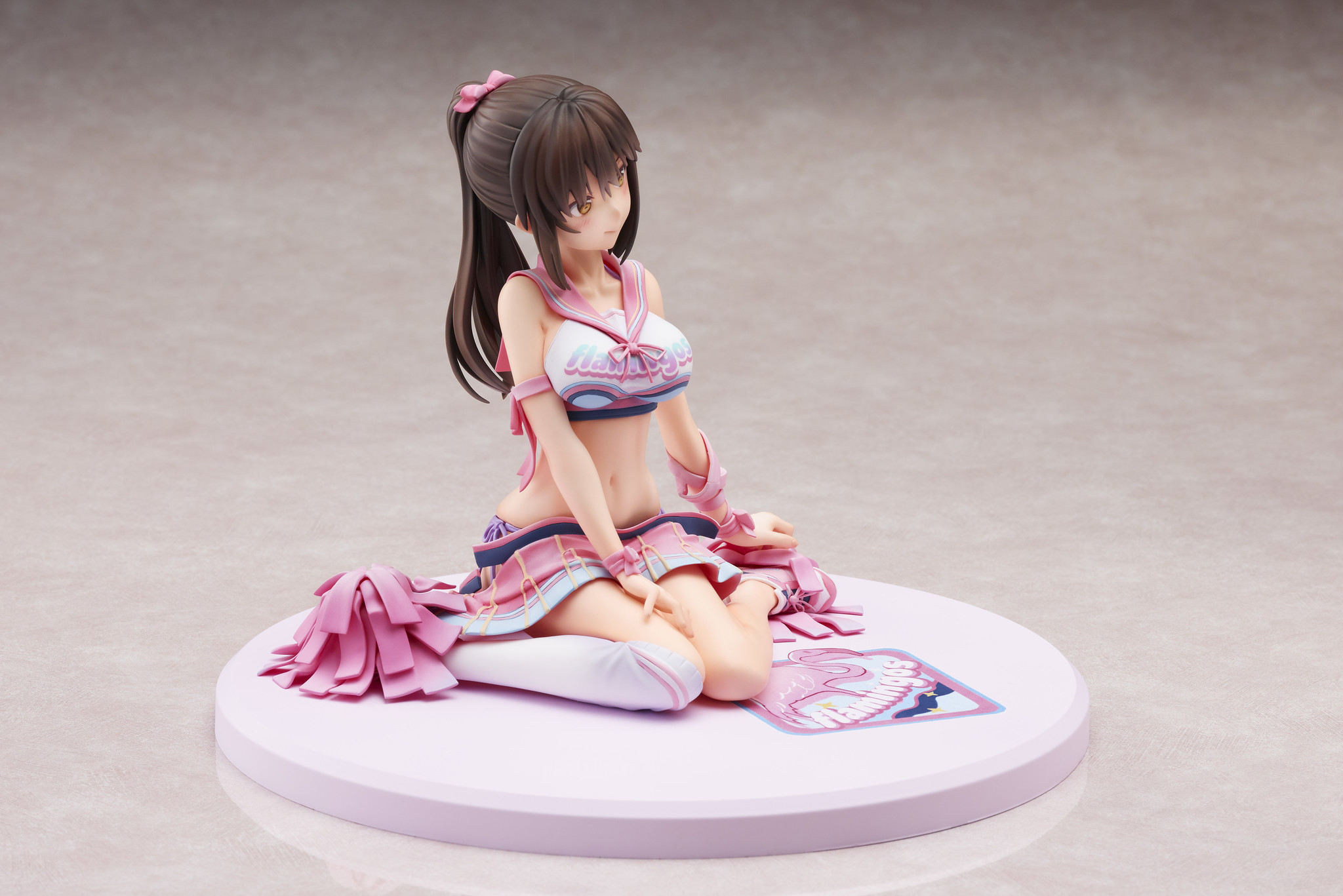 Pink Label Flamingos Ponytail no Ko
