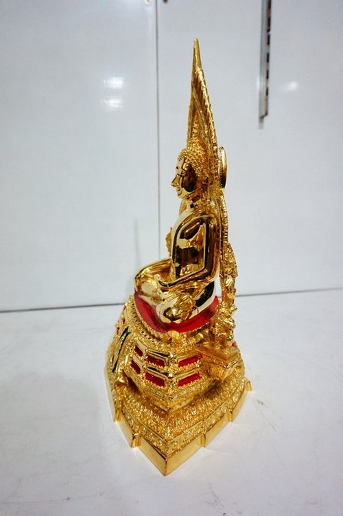 พระพุทธชินราช หน้าตัก 5 นิ้ว กะหลั่ยทอง ฐานสูง