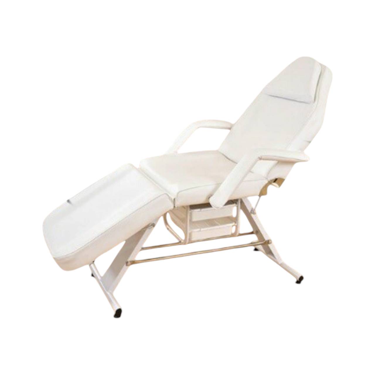 เตียงทรีทเม้นท์ เตียงสักคิ้ว แบบปรับระดับ แบบmanual รุ่น 626 พร้อมถาดใส่อุปกรณ์ใต้เตียง