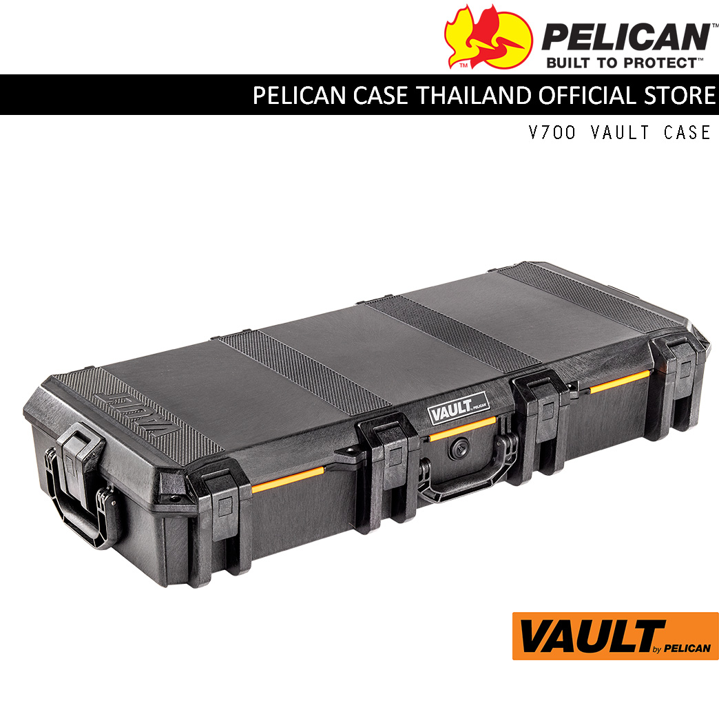 PELICAN V700 Vault Case with Foam - Black