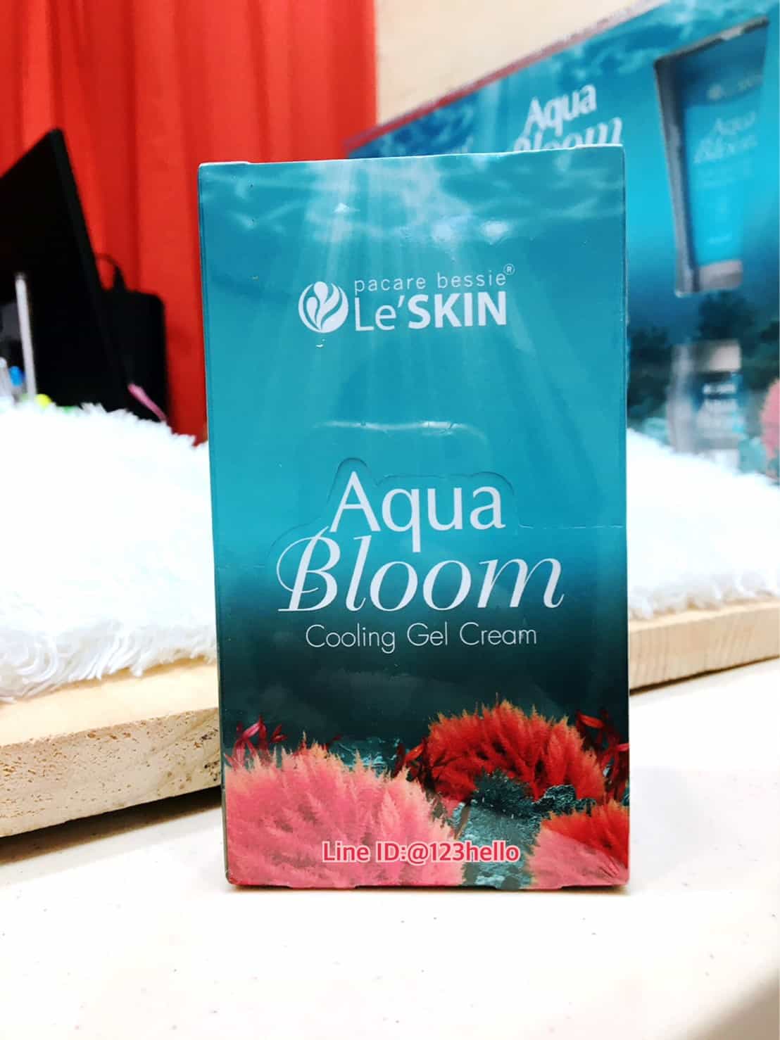 Pacare Bessie Le’SKIN Aqua Bloom Cooling Gel Cream 8 มล. X 6 ซอง พาแคร์ เบซซี่ เลอสกิน อควา บลูม คูลลิ่ง เจล ครีม