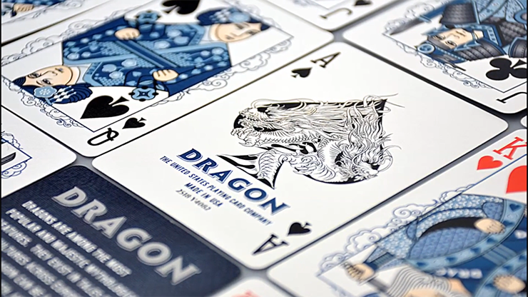 Bicycle White Dragon Playing Cards