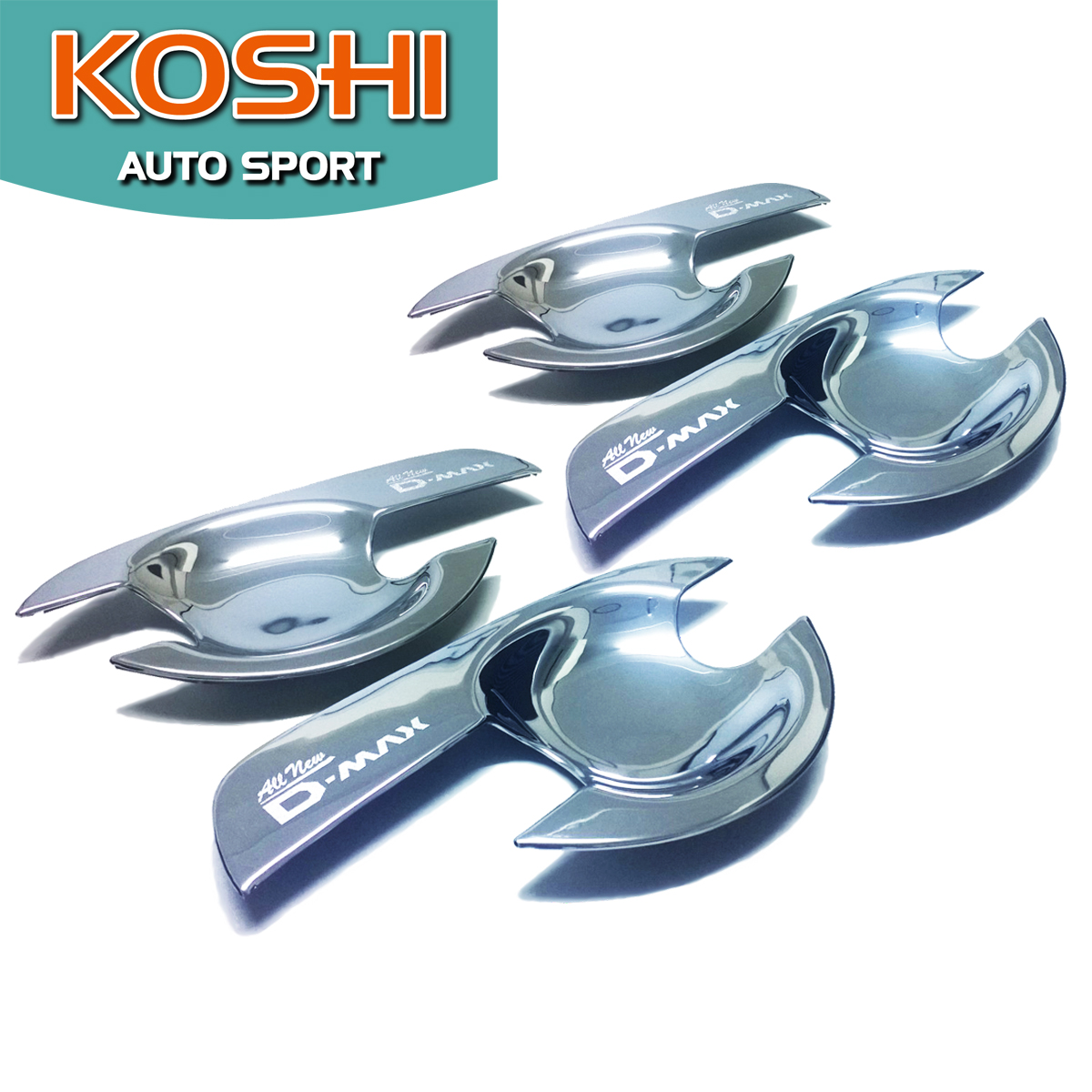เบ้ารองมือจับ D-Max 2012-16 รุ่น 4 ประตู ยี่ห้อ Koshi