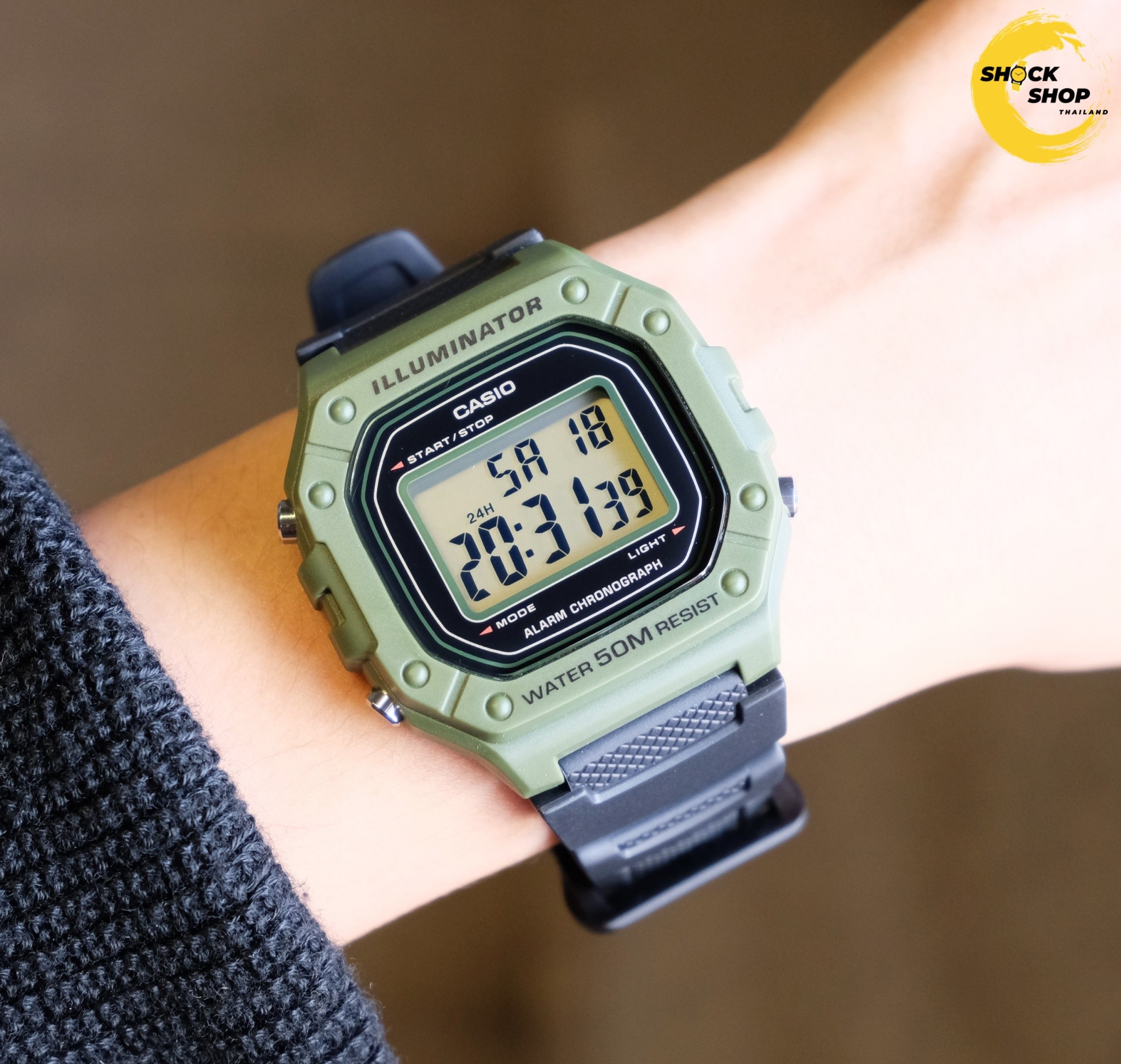นาฬิกาข้อมือ Casio รุ่น W-218H-3AV คาสิโอ