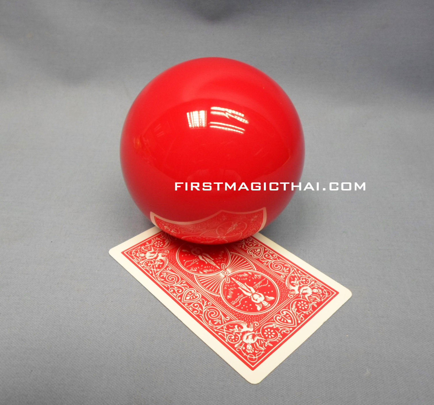 ฟิวเตอร์บอล 80mm สีแดงทึบ / Contact Juggling 80mm (Red)