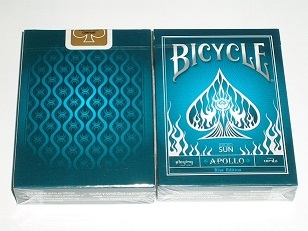 Bicycle Apollo Sun Playing Cards (Blue)