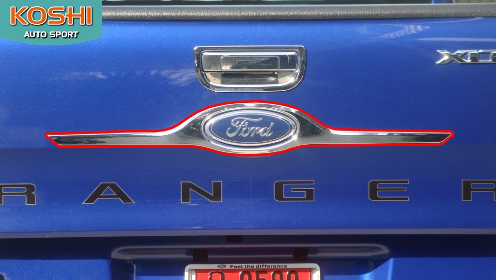 คิ้วฝาท้ายล่าง ชุบโครเมี่ยม Ford Ranger 2015 AOS