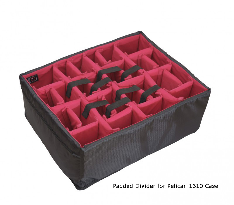 Insert Padded Divider for Pelican 1610 - Fits Pelican 1610