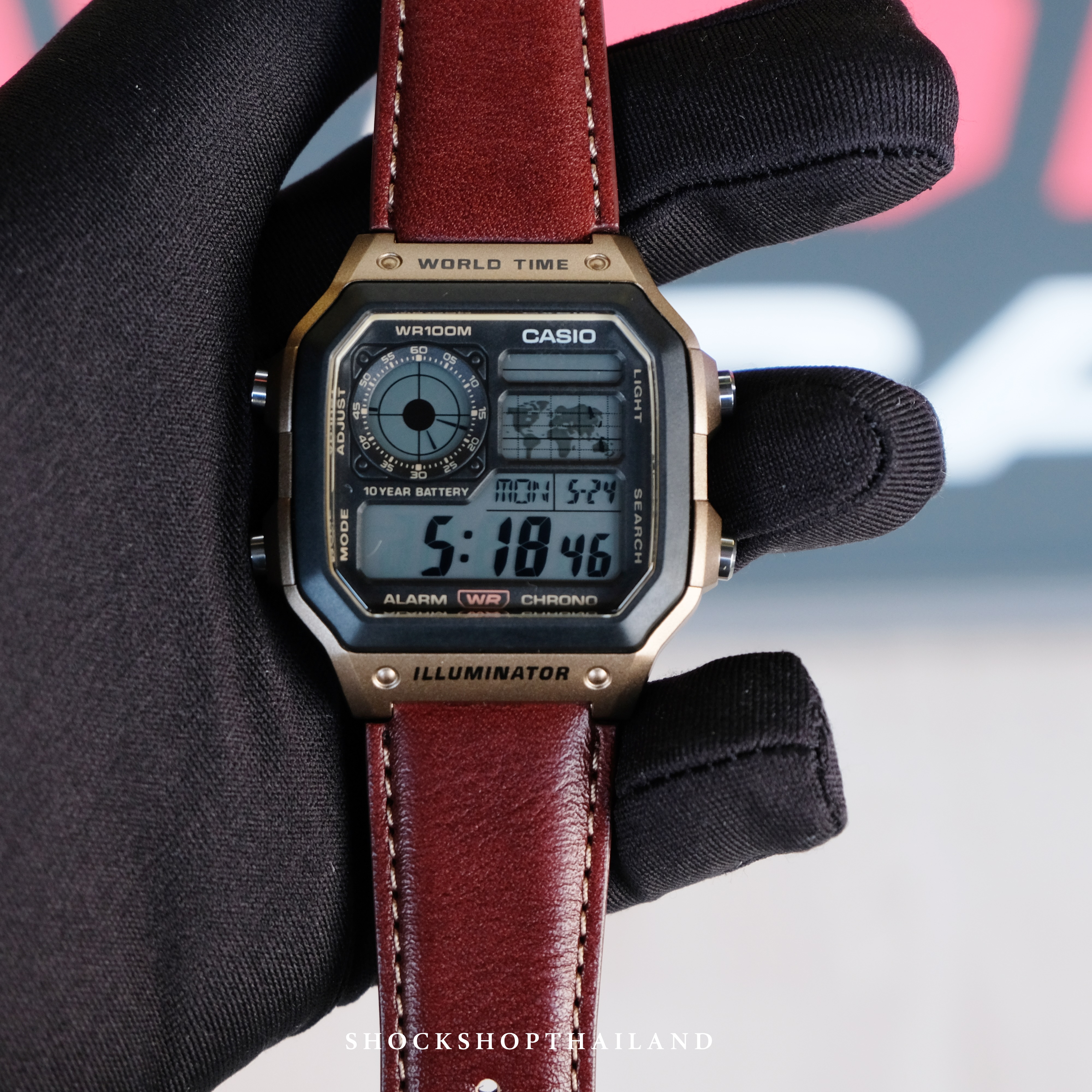 นาฬิกาข้อมือ ดิจิตอล CASIO รุ่น AE-1200WHL-5AV คาสิโอ