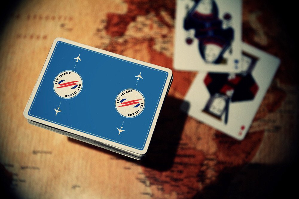 Sky Island Playing Cards (Red)